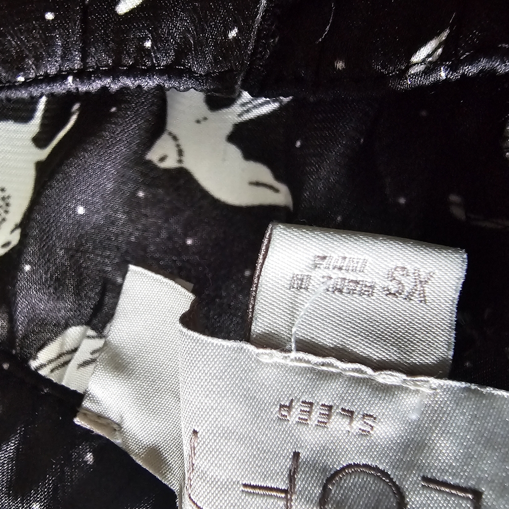 Black and White Sleepwear